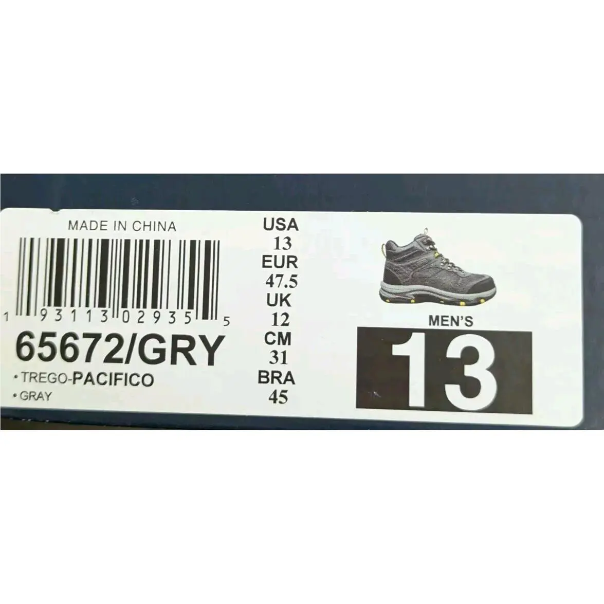 Skechers shoes - Trego - Pacifico - Trego Pacifico - 65672 GRY - Gray (UPC: 193113029331) 4