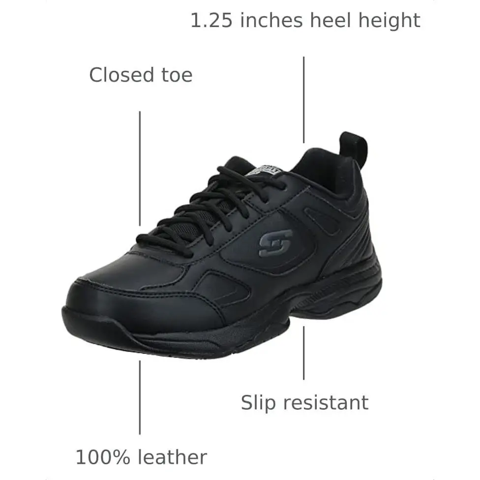 Skechers shoes - Dighton Bricelyn-W - Dighton - 77200W-BLACK-85 Wide US - Black (UPC: 886005956043) 1