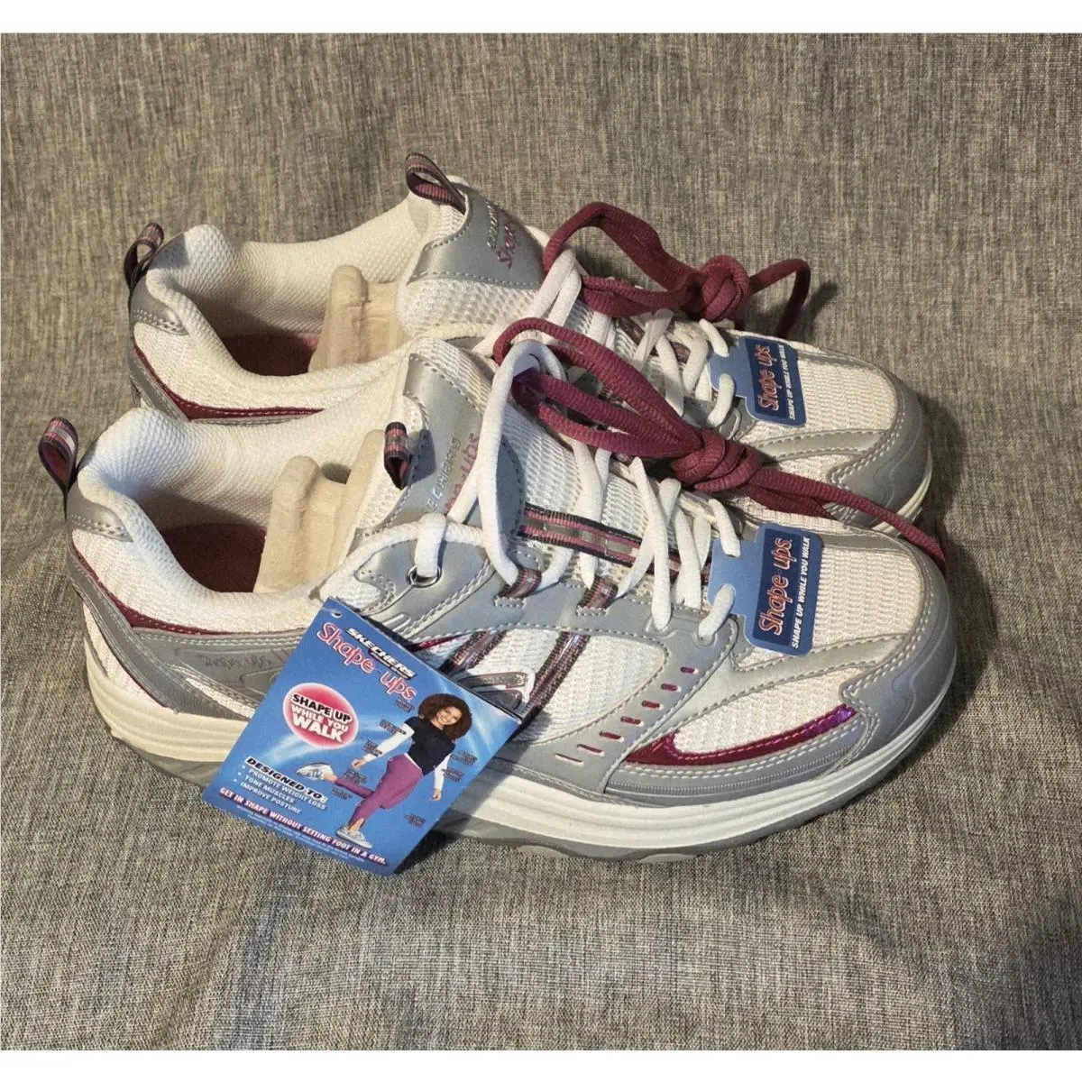 Skechers shoes - Skechers Shape Ups 11814 - Shape Ups - 11814 - Silver 2