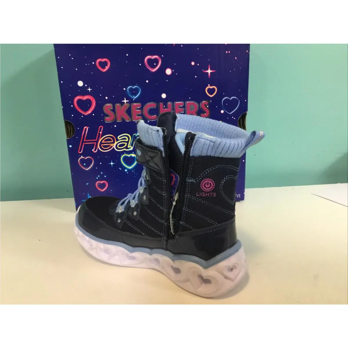 Skechers shoes - Skechers Heart Lights 20287 - Heart Lights - Blue 0