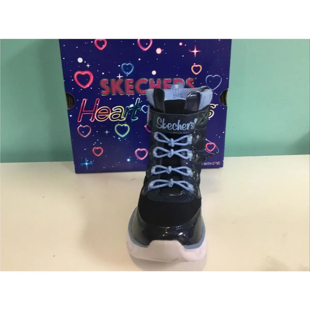 Skechers shoes - Skechers Heart Lights 20287 - Heart Lights - Blue 3