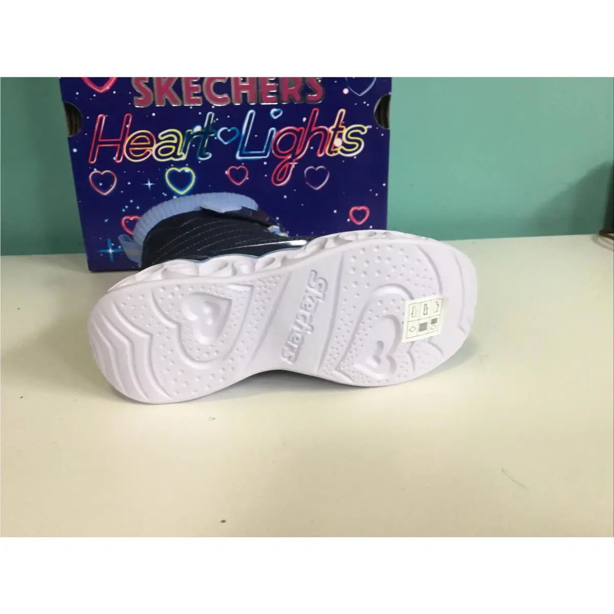 Skechers shoes - Skechers Heart Lights 20287 - Heart Lights - Blue 8