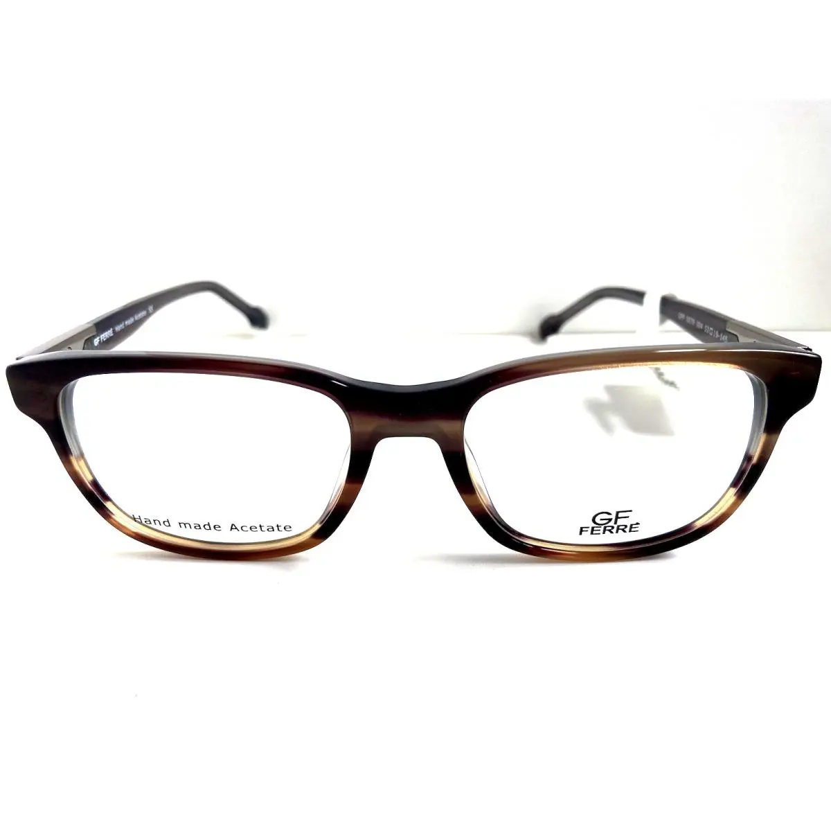 Gianfranco Ferre GFF784 Havana 53mm Men`s Eyeglasses Frame 53-19-145 - Frame: Brown