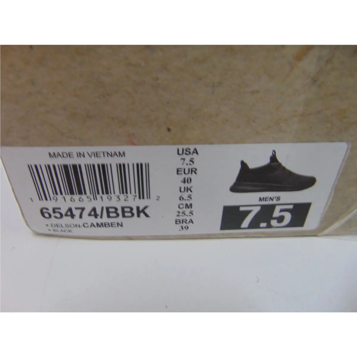 Skechers shoes - Skechers Adult Classic Fit-Delson-Camden Sn - Black (UPC: 191665193272) 2