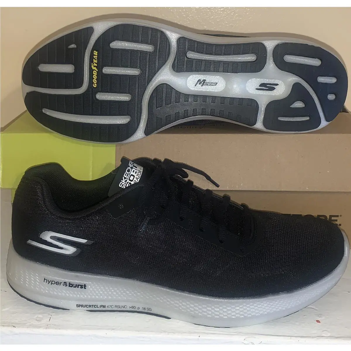 Skechers shoes - Skechers Go Run Razor - Run Razor - 220211 - Black (UPC: 194880876807) 8