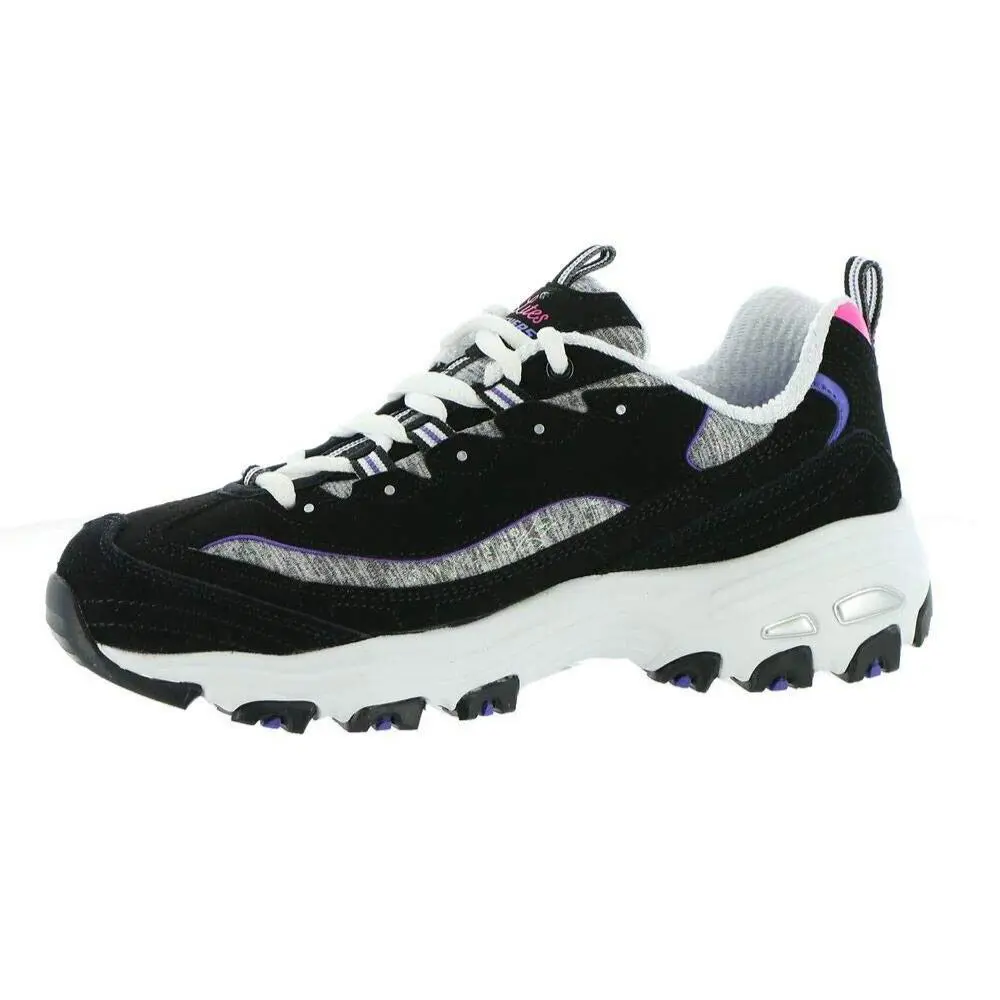 Skechers shoes - SKECHERS D`Lites - Black and Purple 0
