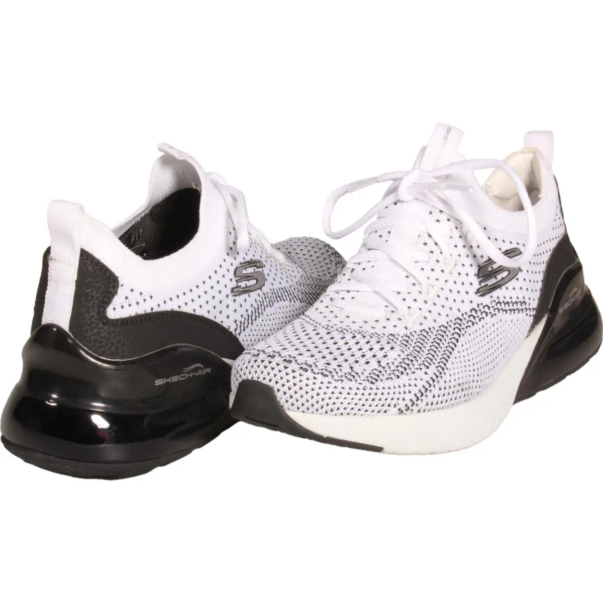Skechers Skech-air Stratus Womens Sneaker White / Black US Size 10 - White