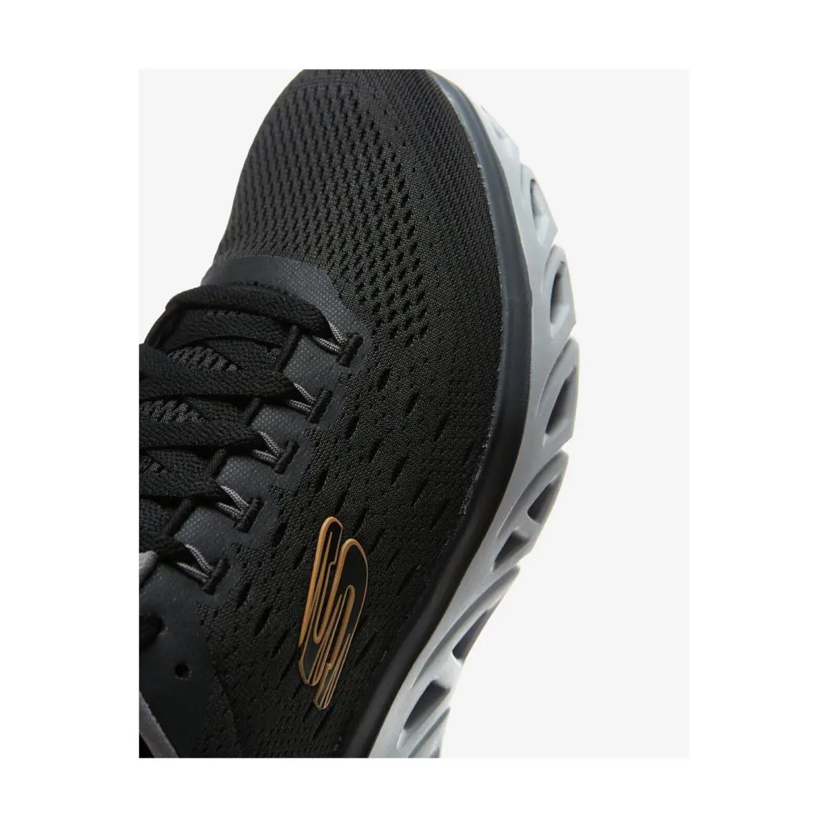 Skechers shoes - BLACK/GOLD 4
