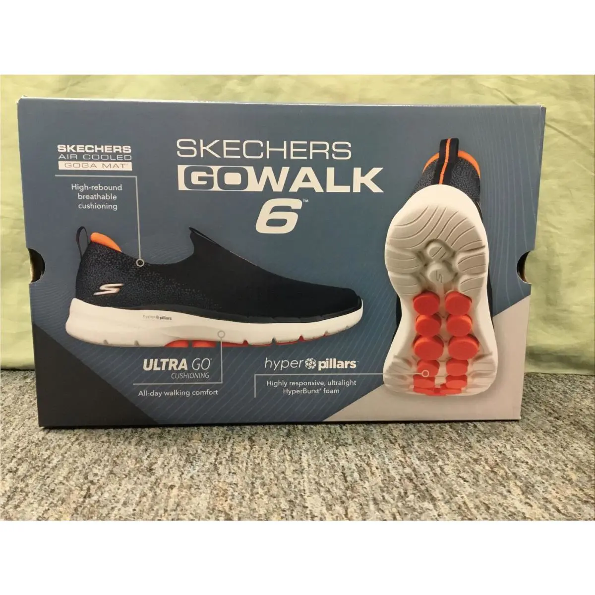 Skechers shoes - Skechers 216200 Go Walk 6 - Black 5