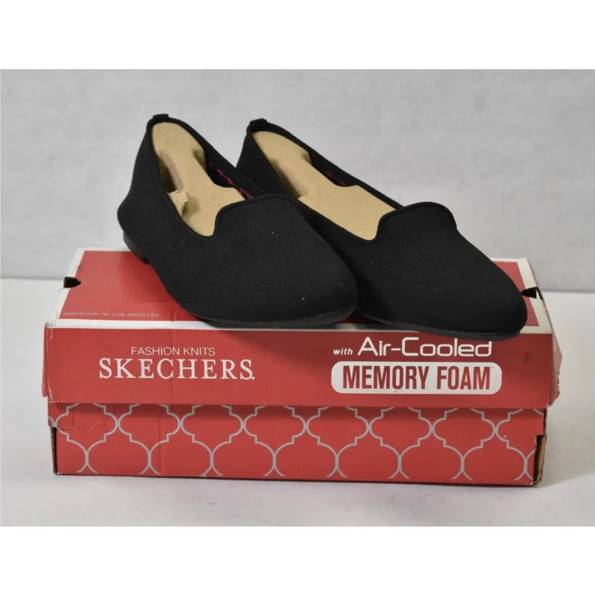Womens Cleo Sherlock Knit Loafers Skimmer Ballet Flats Shoes Size 9.5 by Skechers
