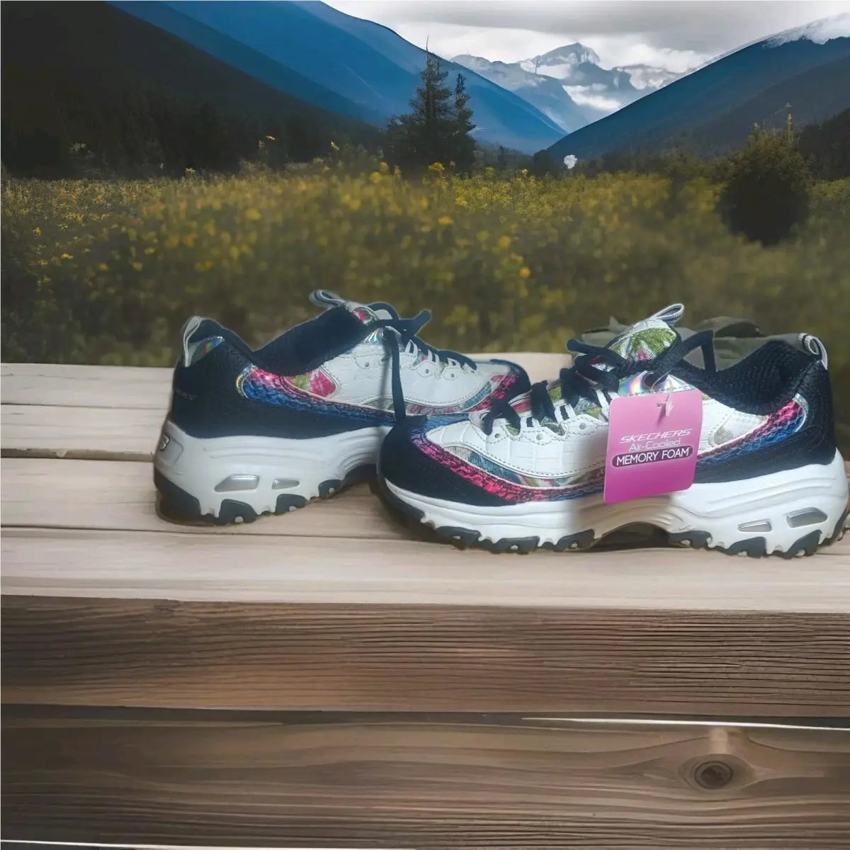 Skechers shoes - SKECHERS D`Lites - Multicolor 5