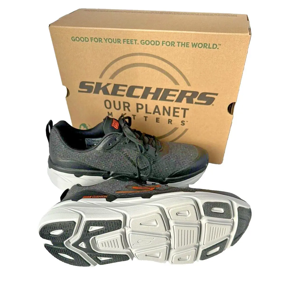 Skechers shoes - Your Planet - Your Planet - Black & Orange (UPC: 195204955482) 3