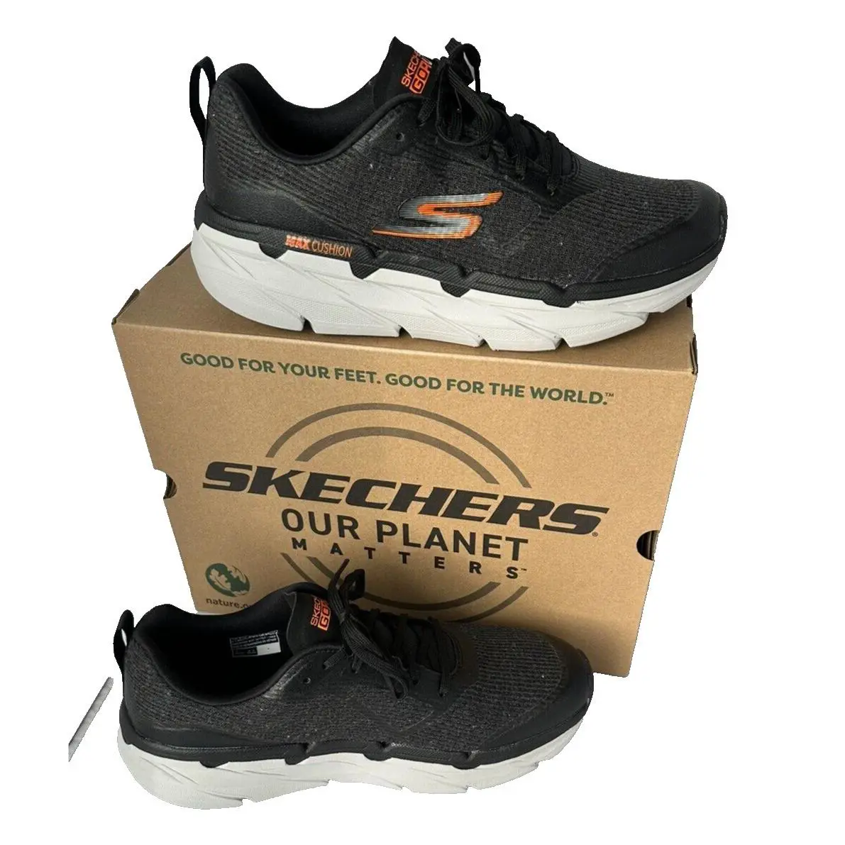 Skechers shoes - Your Planet - Your Planet - Black & Orange (UPC: 195204955482) 4