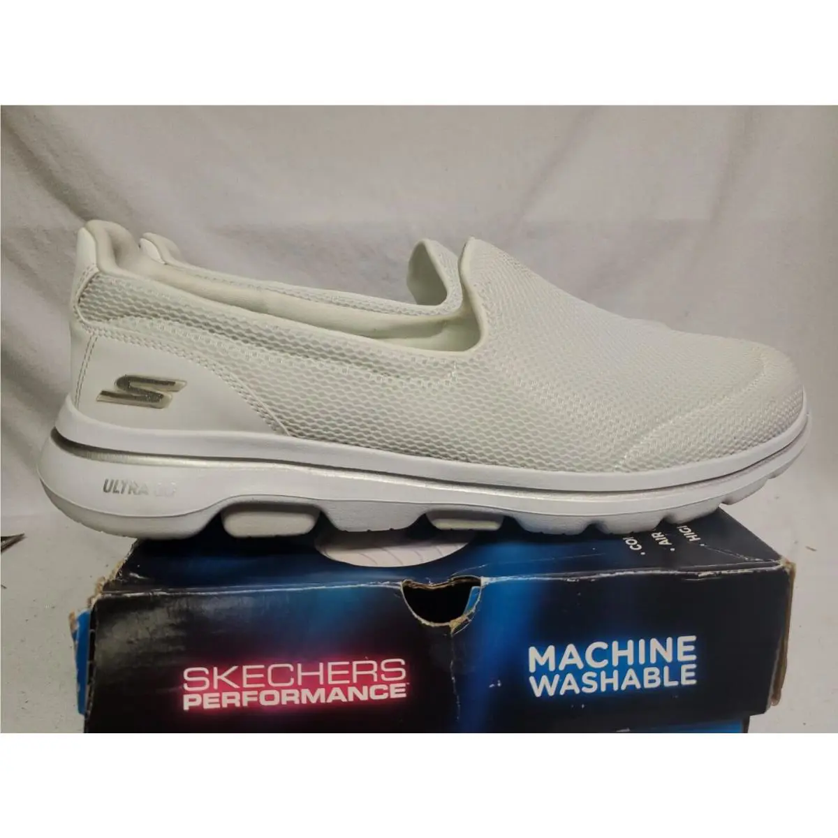 Skechers shoes - SKECHERS GO WALK 5 - WALK - White (UPC: 193642297195) 1