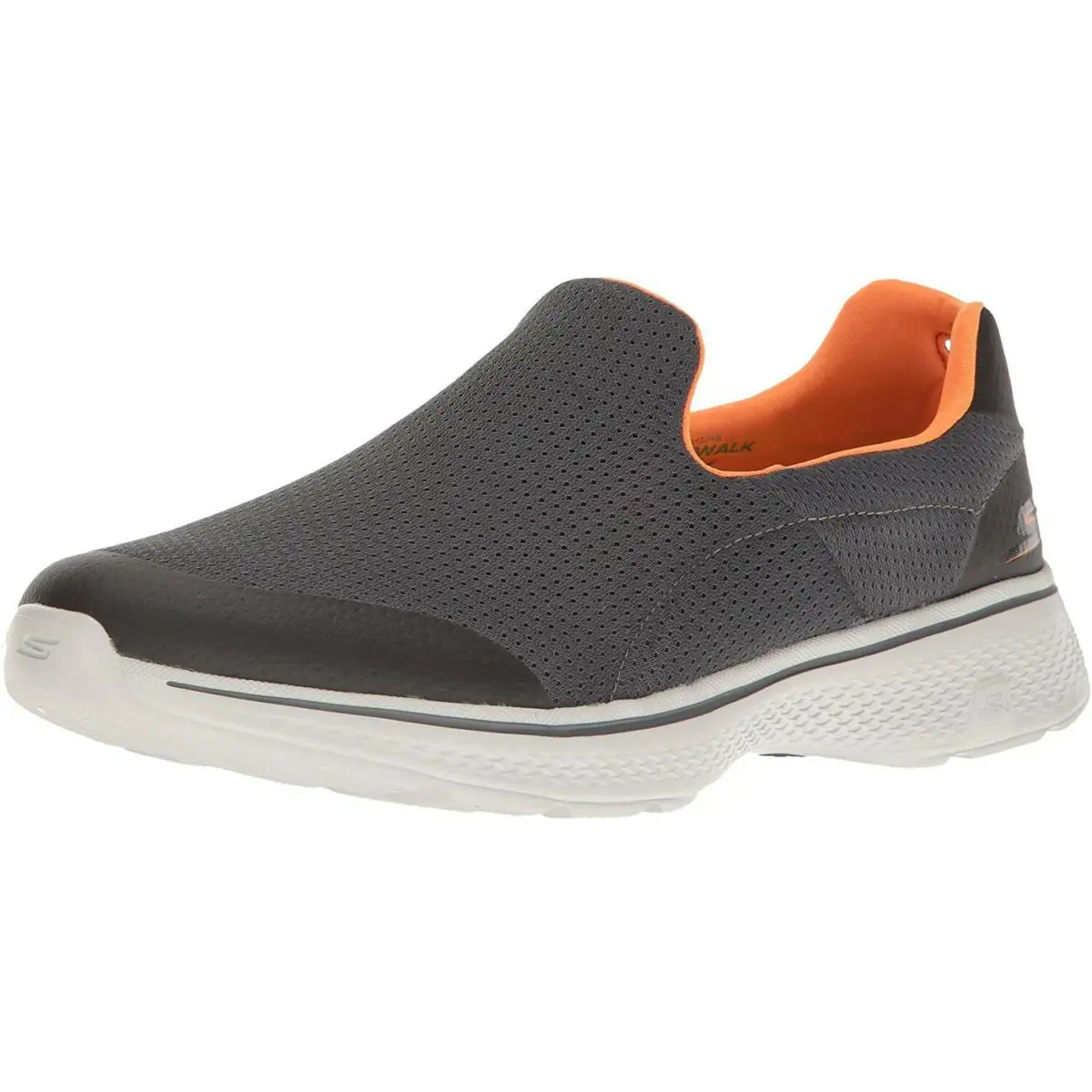 Skechers shoes - Skechers Gowalk 4 - Gowalk - Charcoal Gray & Orange (UPC: 190211722621) 2