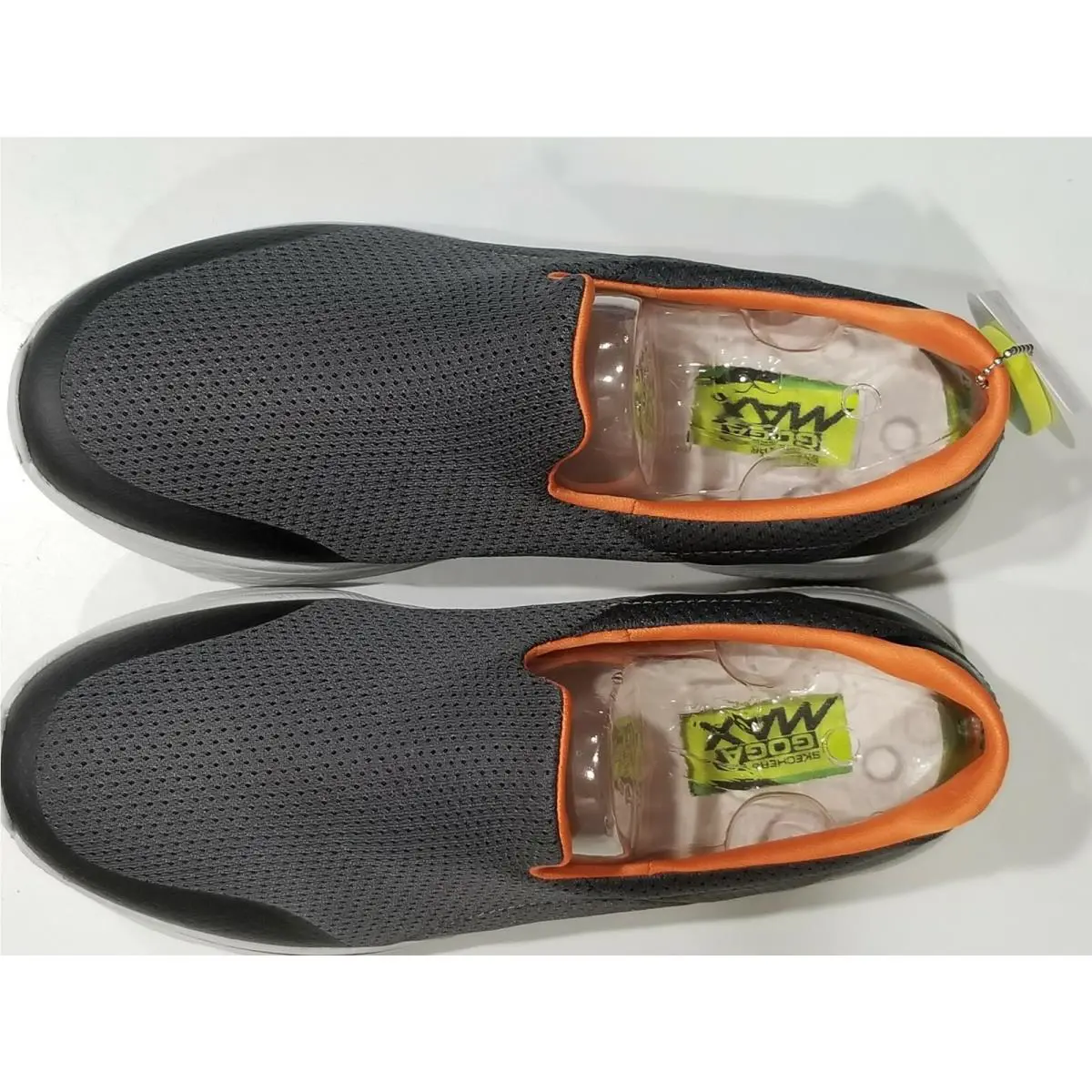 Skechers shoes - Skechers Gowalk 4 - Gowalk - Charcoal Gray & Orange (UPC: 190211722621) 9