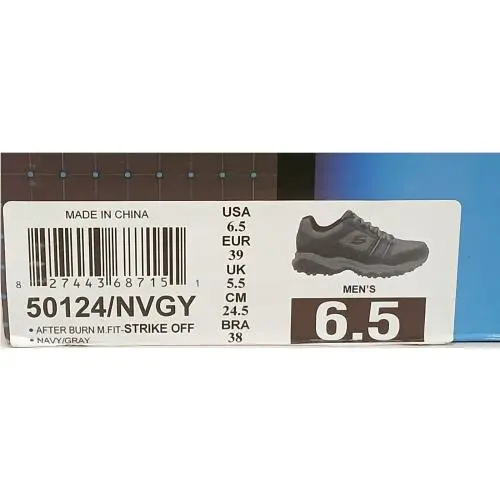 Skechers shoes - Skechers After Burn - After Burn - 50124-NVGY - Navy/Gray (UPC: 827443687151) 7