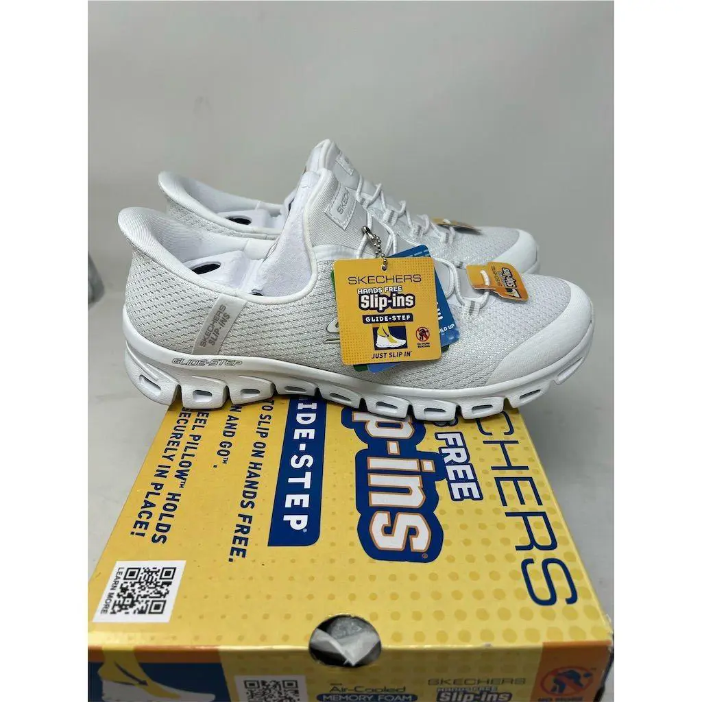 Skechers shoes - Slip-Ins Glide-Step - White 5