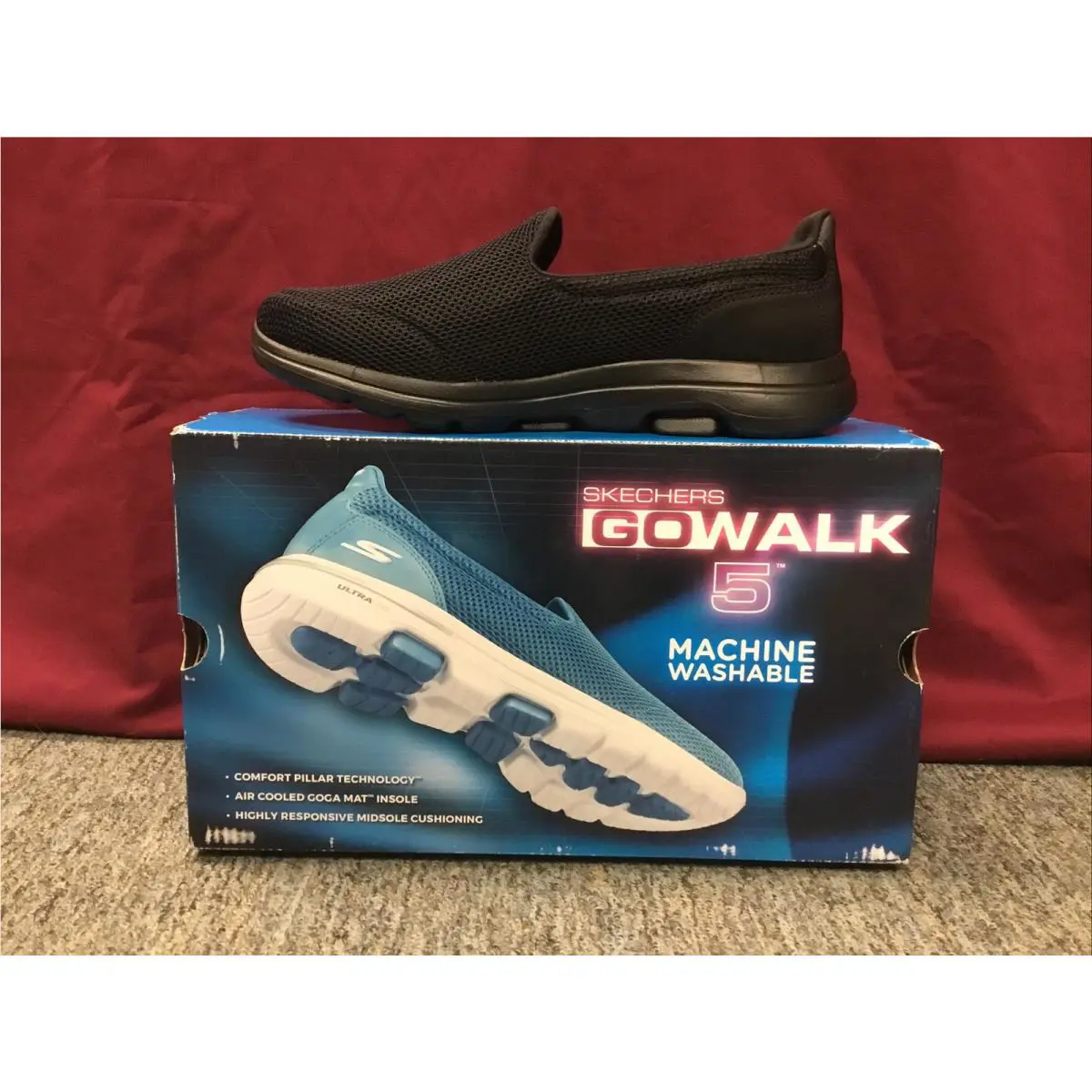 Skechers shoes - SKECHERS GO WALK 5 - WALK - Black 0