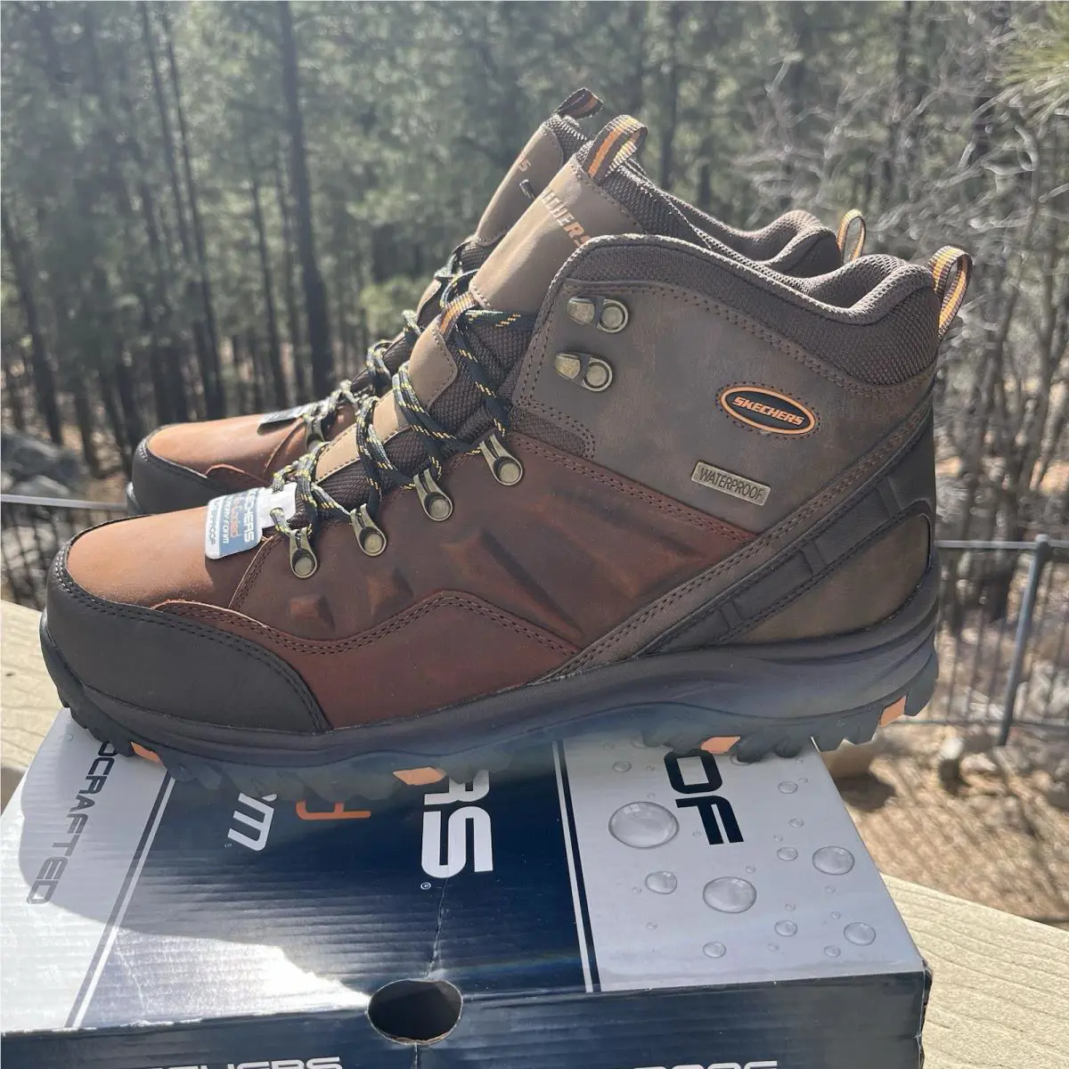 Skechers shoes - Skechers Relmenttraven 65529CDB - Relmenttraven - Brown 5