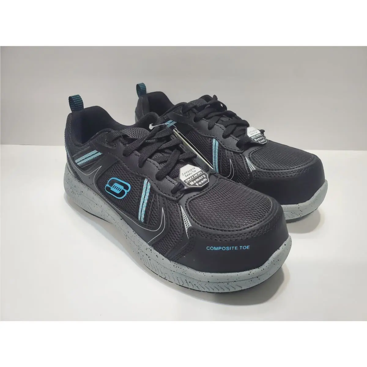 Skechers shoes - Skechers Work Summits SR-108077 - Work Summits - Black/Mint 0
