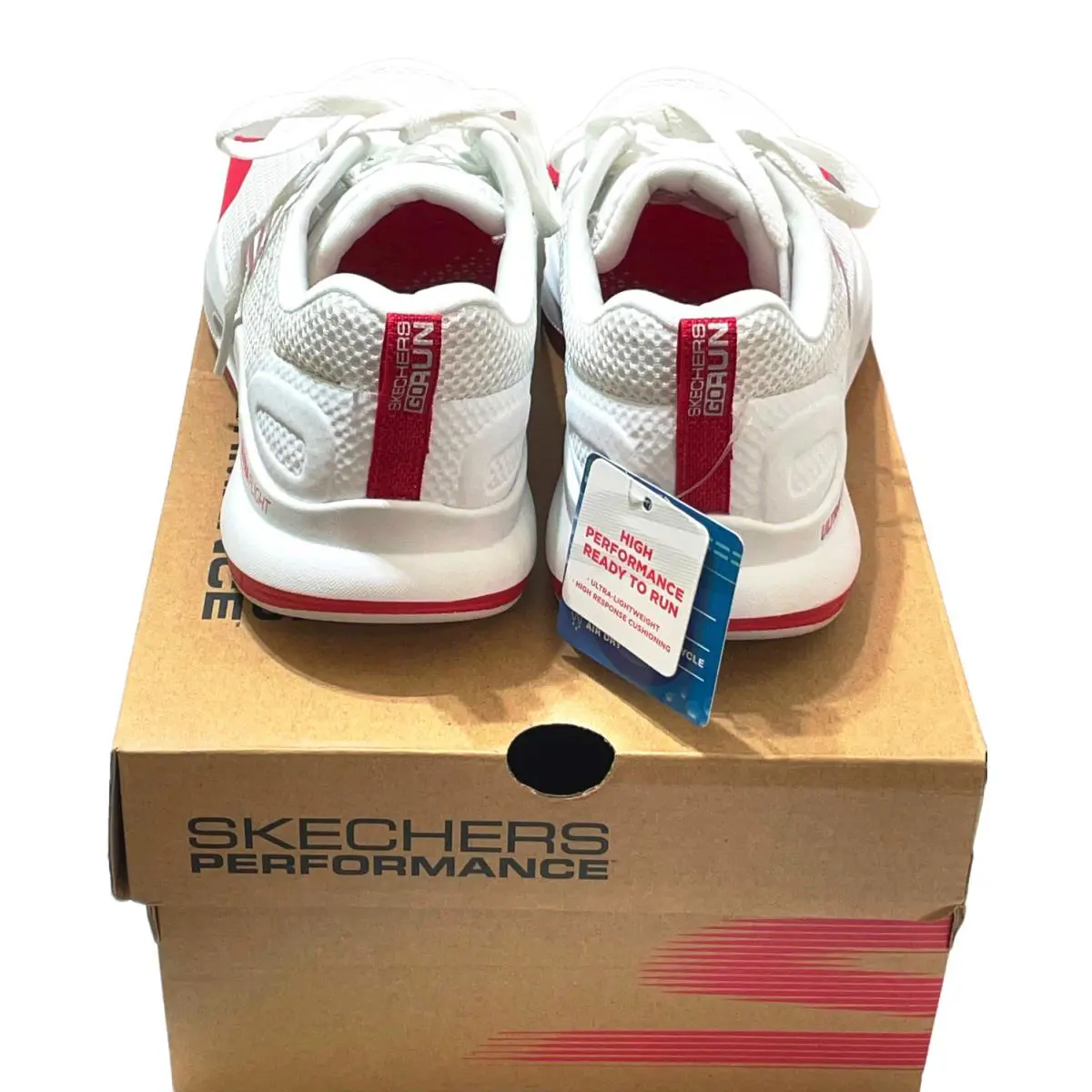 Skechers shoes - Skechers Go Run Pulse - Run Pulse - 128077/WRD - White (UPC: 194428273891) 5