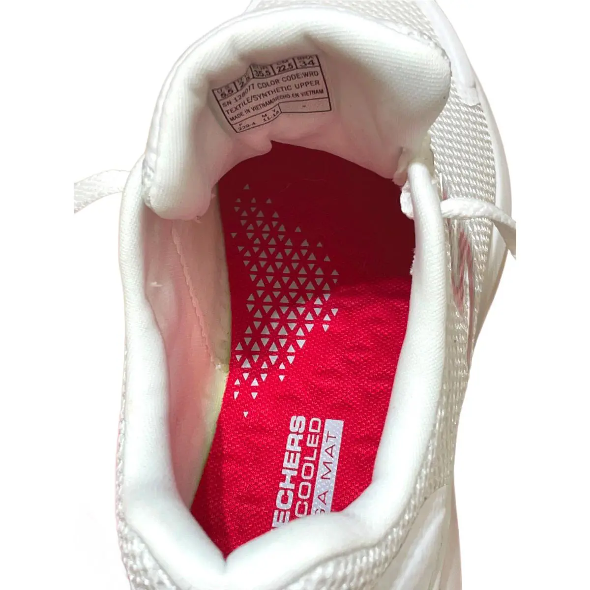 Skechers shoes - Skechers Go Run Pulse - Run Pulse - 128077/WRD - White (UPC: 194428273891) 3