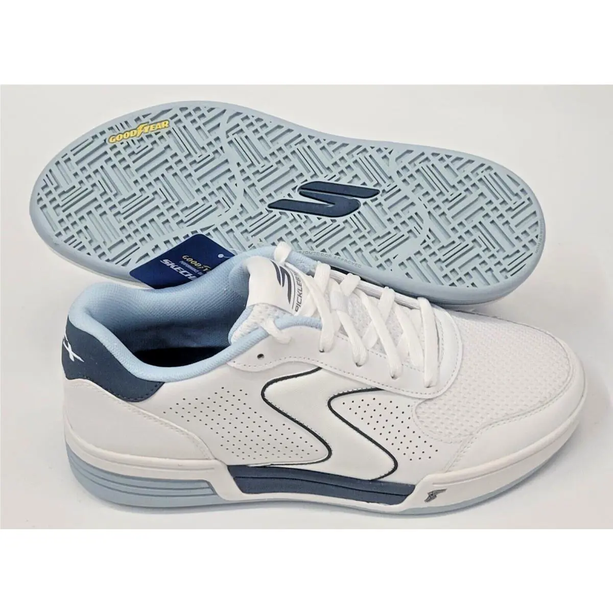 Skechers shoes - White Blue (UPC: 197976821910) 0