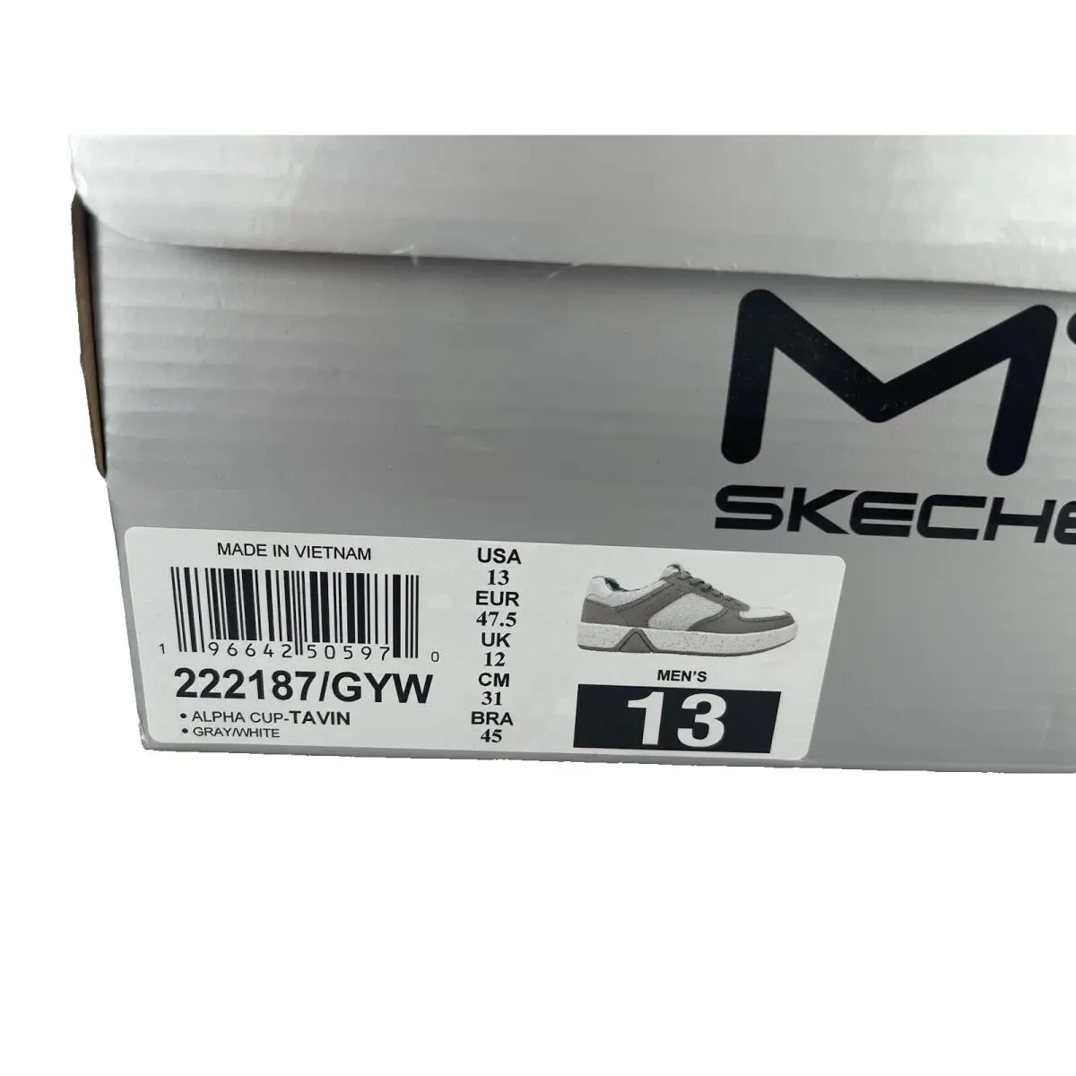 Skechers shoes - Tavin - Tavin - 222187/GYW - White (UPC: 196642505970) 12
