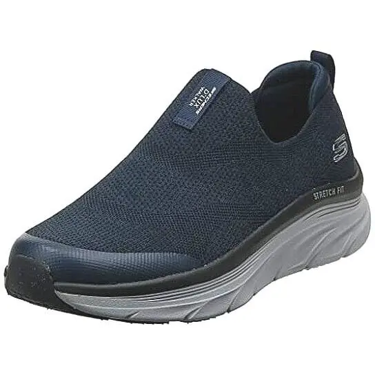 Skechers D`lux Walker Quick Upgrade Slip-on Sneakers Men Shoes Navy Size 13 - NAVY