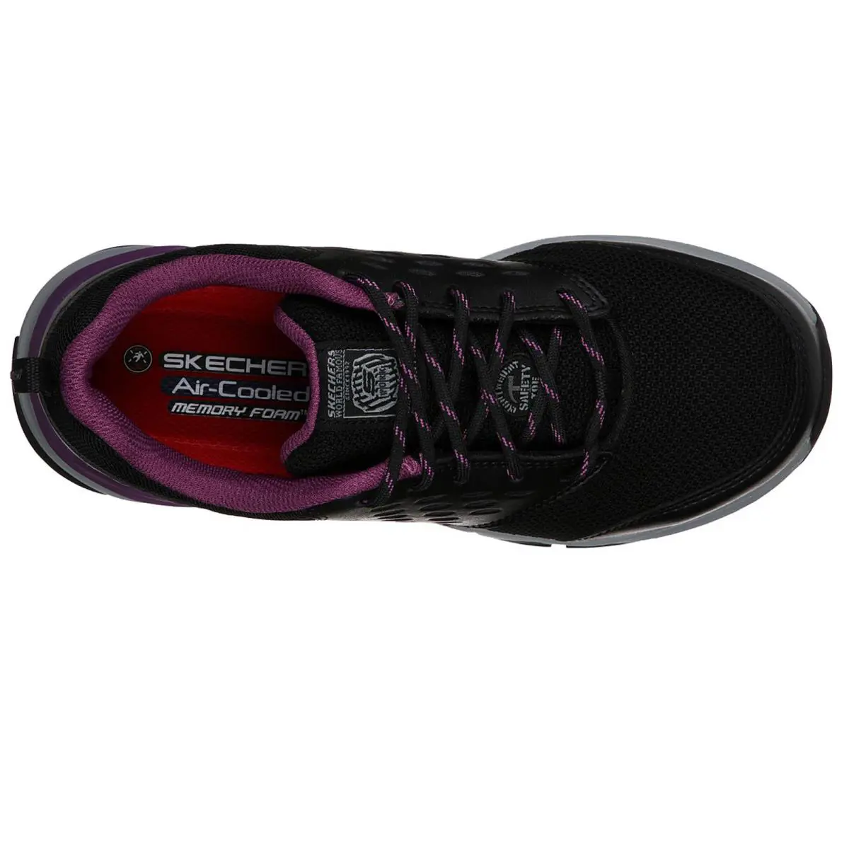 Skechers shoes - Black/Grey/purple 4