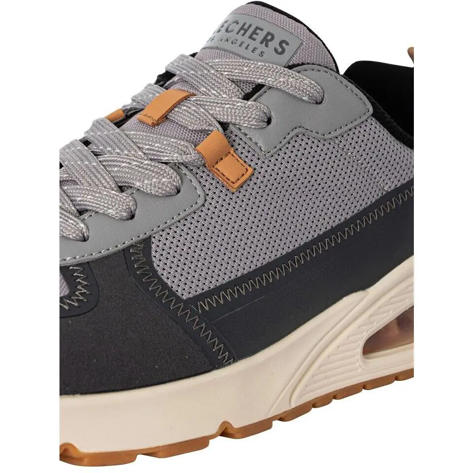 Skechers shoes - GRAY / BLACK / BROWN 2