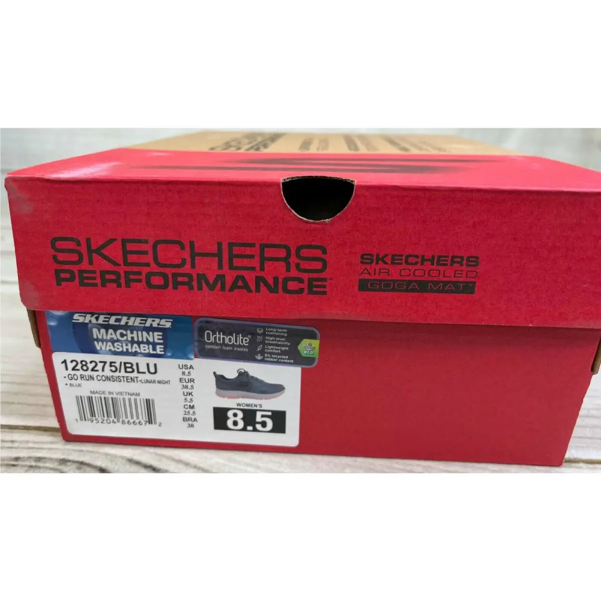 Skechers shoes - Skechers Go Run Consistent Lunar Night - 128275 - Blue (UPC: 195204866672) 9