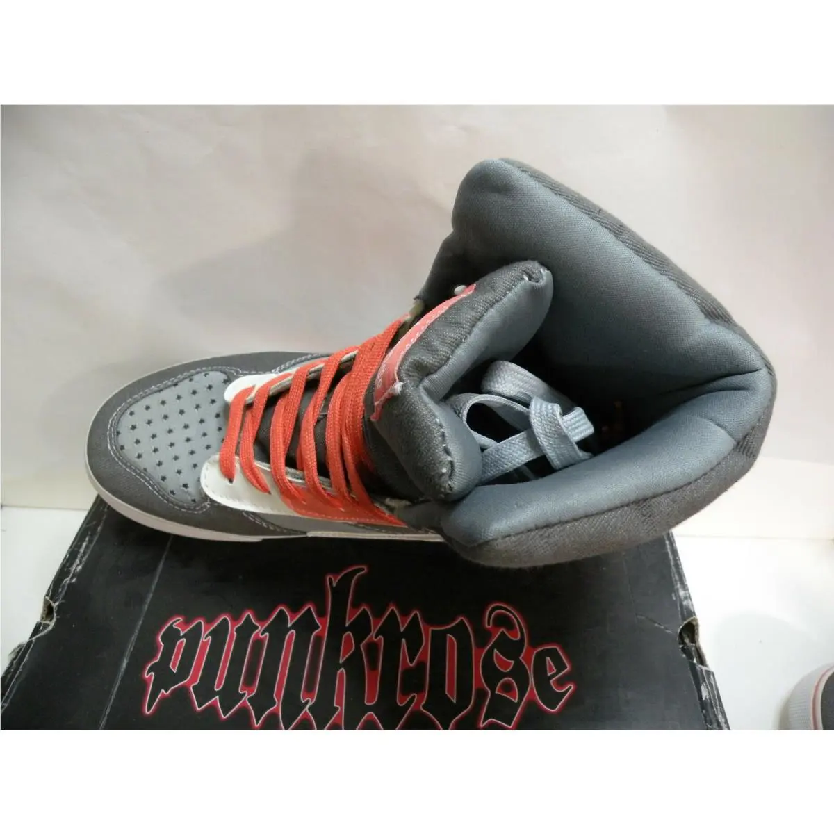 Skechers shoes - GREY/ORANGE/WHITE 4