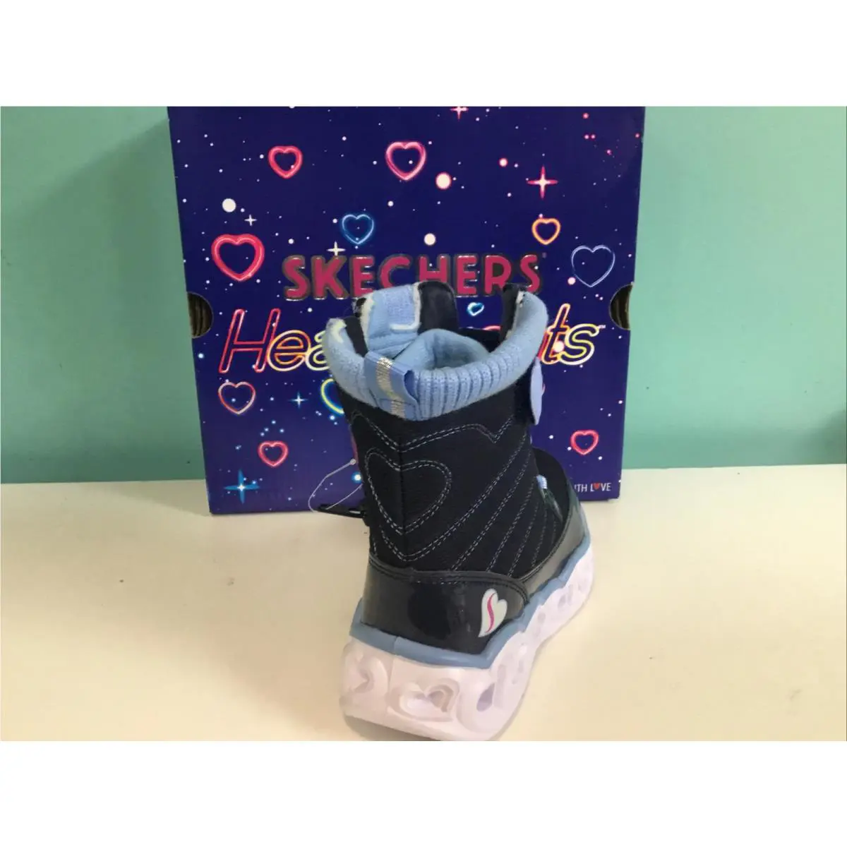 Skechers shoes - Skechers Heart Lights 20287 - Heart Lights - Blue 1