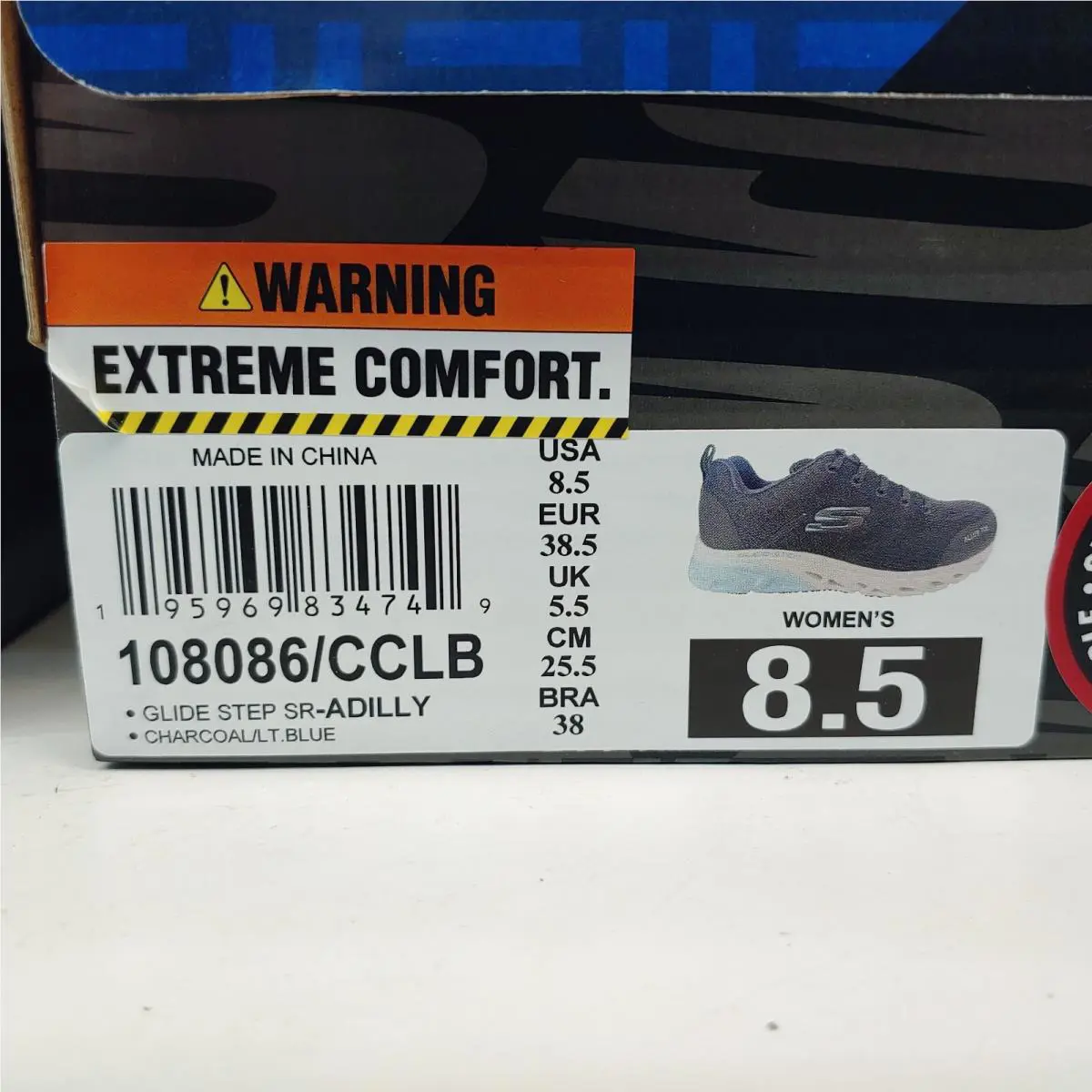 Skechers shoes - Adilly - Adilly - 108086 - Gray (UPC: 195969834749) 9