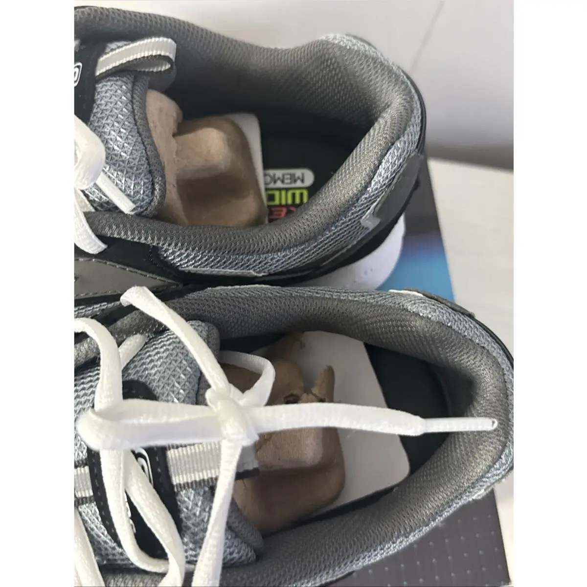 Skechers shoes - 51286EW - 51286 - Gray And Black 4