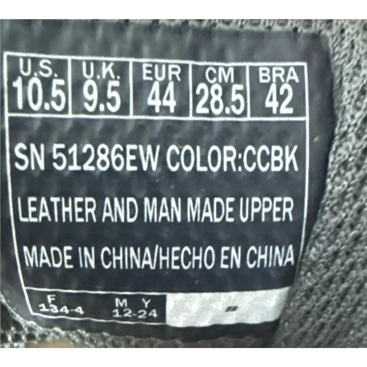 Skechers shoes - 51286EW - 51286 - Gray And Black 9