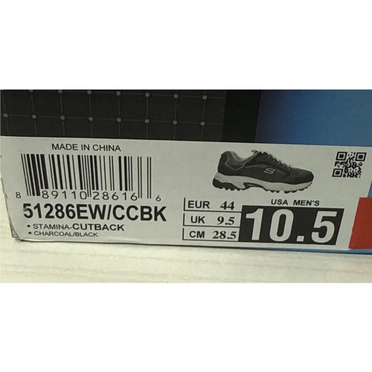 Skechers shoes - 51286EW - 51286 - Gray And Black 0