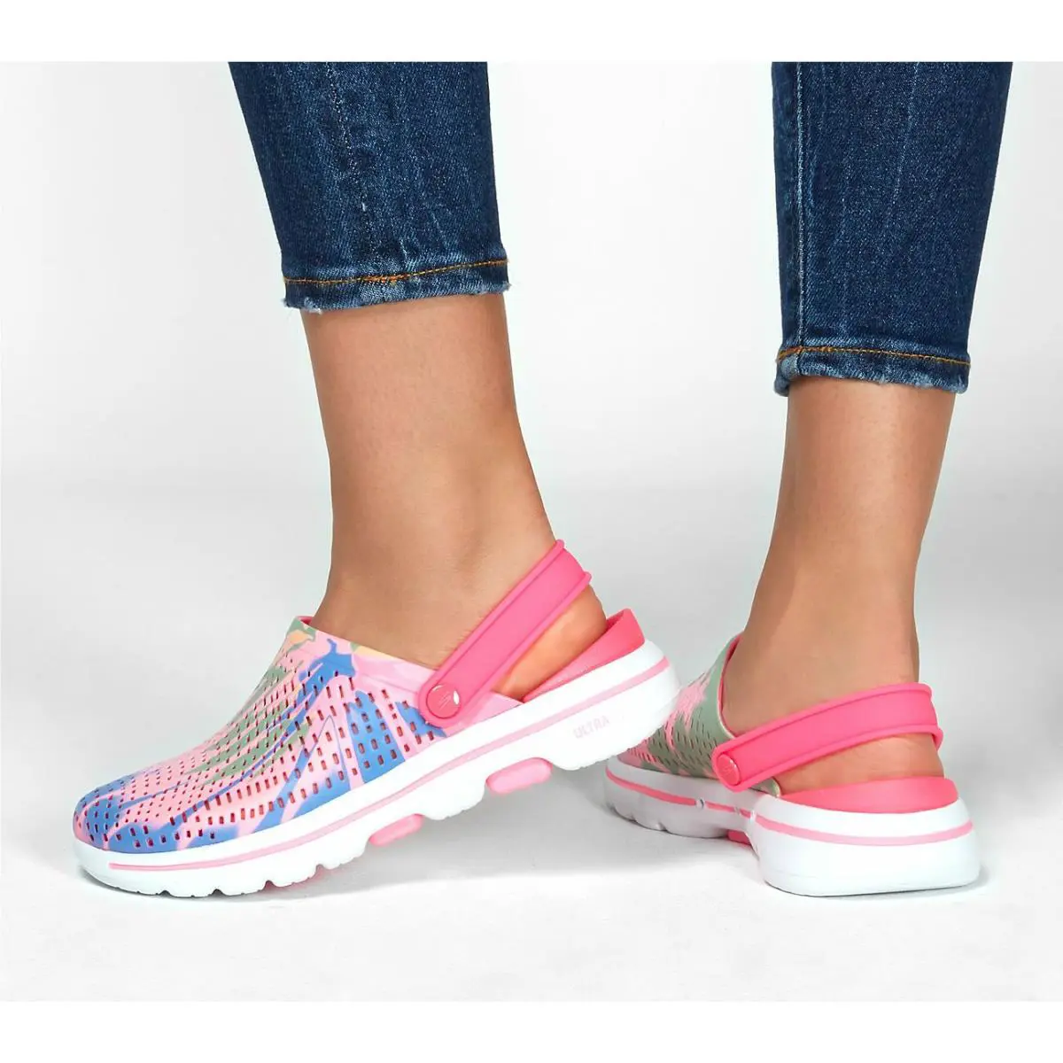 Skechers shoes - PINK / BLUE / GREEN / WHITE 3