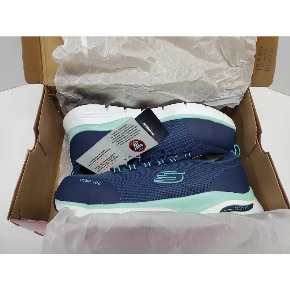 Skechers shoes - Skechers ARCH FIT - ARCH FIT - 108075 - Navy/Aqua 11