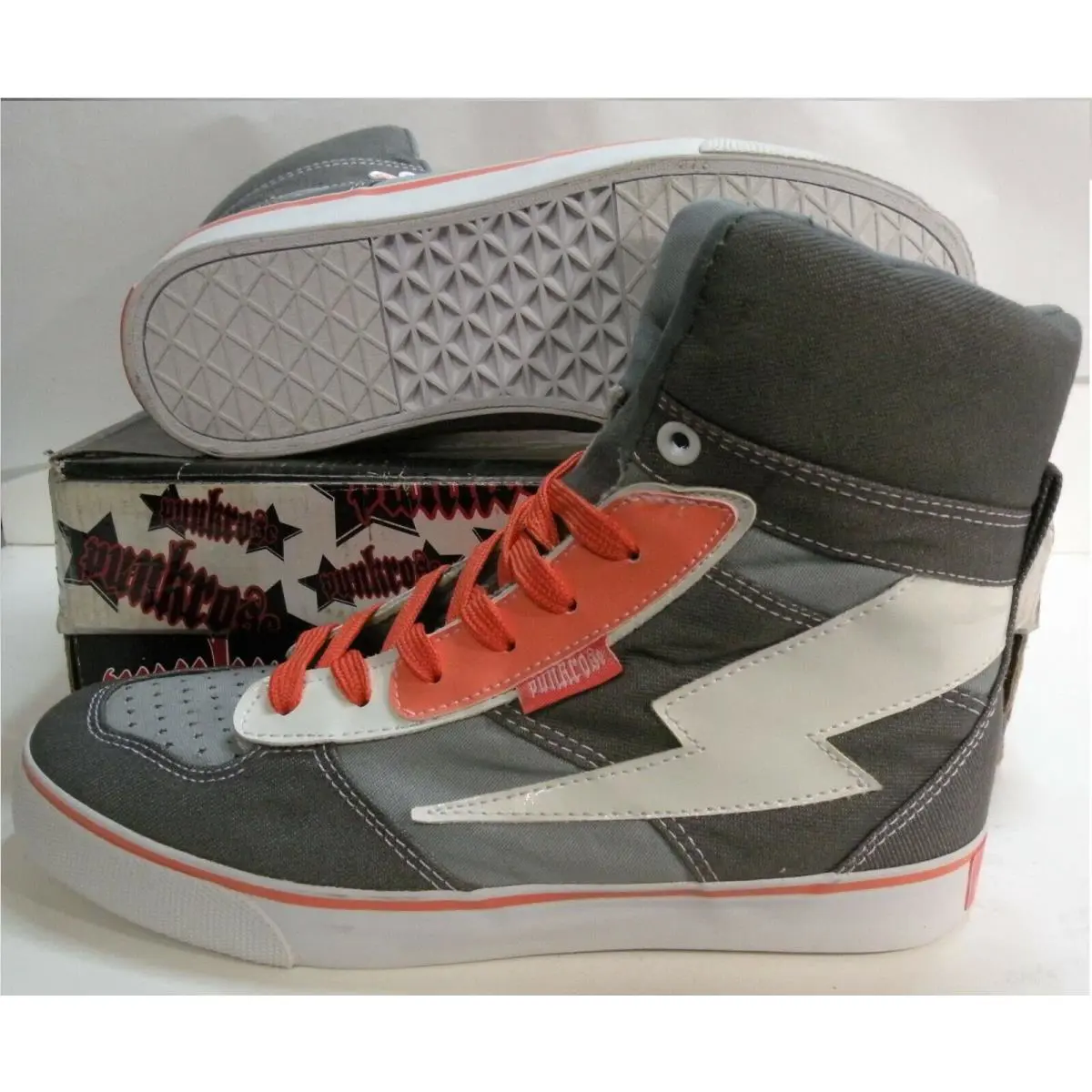 Skechers shoes - GREY/ORANGE/WHITE 1