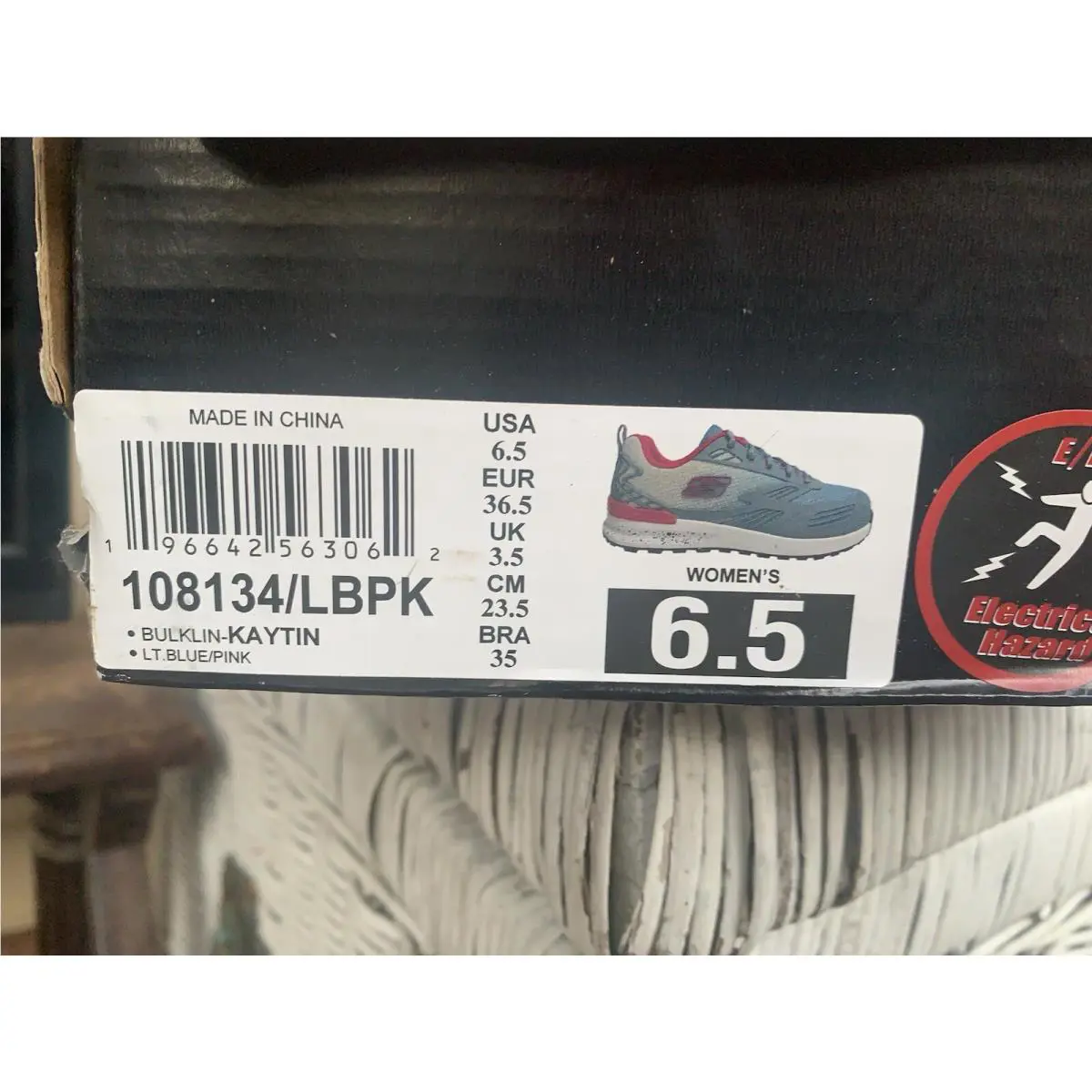Skechers shoes - SKECHERS Work - Work - Lte Blue/Pink 1