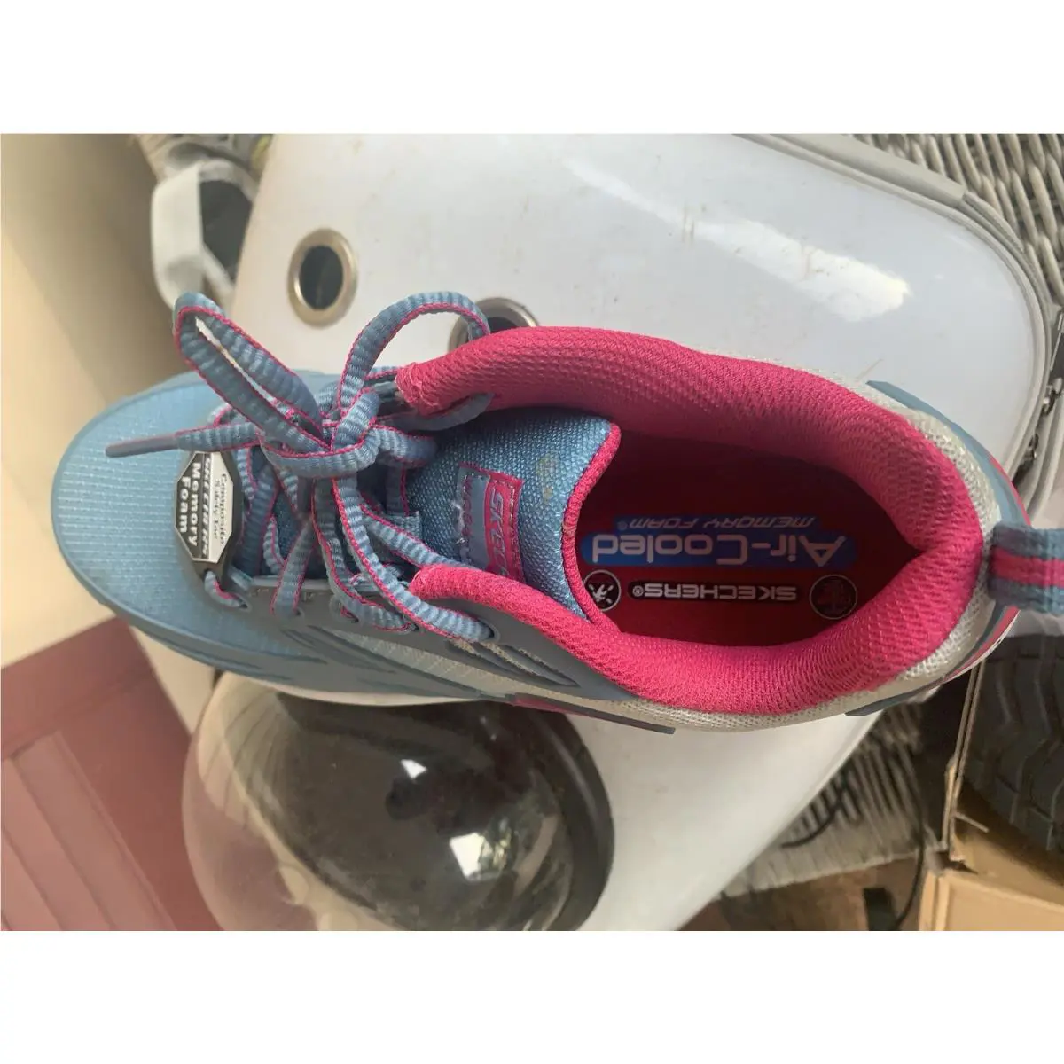 Skechers shoes - SKECHERS Work - Work - Lte Blue/Pink 7
