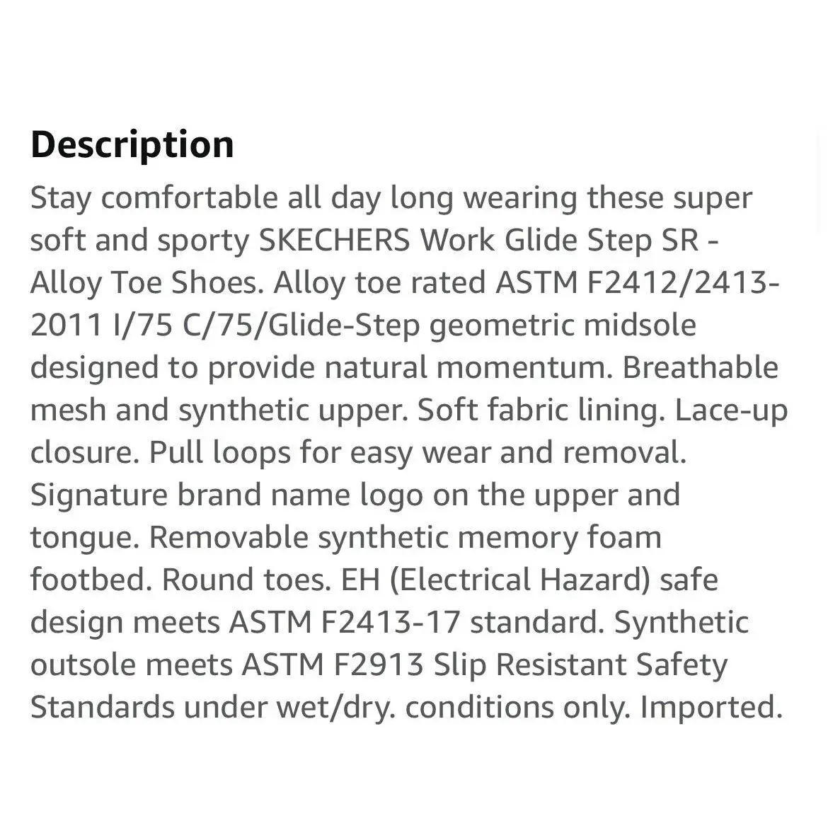 Skechers shoes - Skechers Glide Step SR-Alloy - Glide Step - Dark Gray Slate/Baby Blue (UPC: 195969834732) 22
