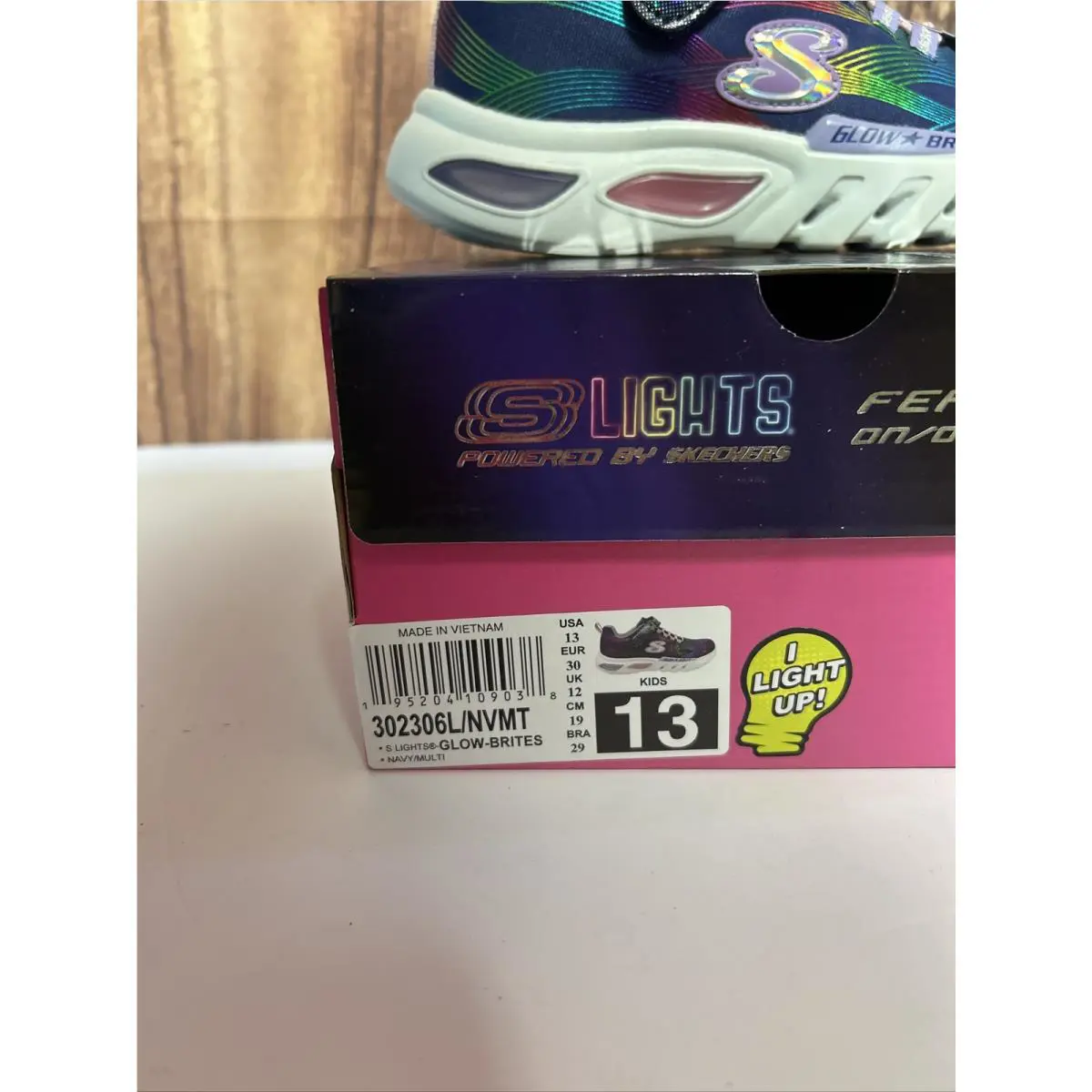 Skechers shoes - S Lights Glow-brites - Lights - 302306lnvmt - Purple 0