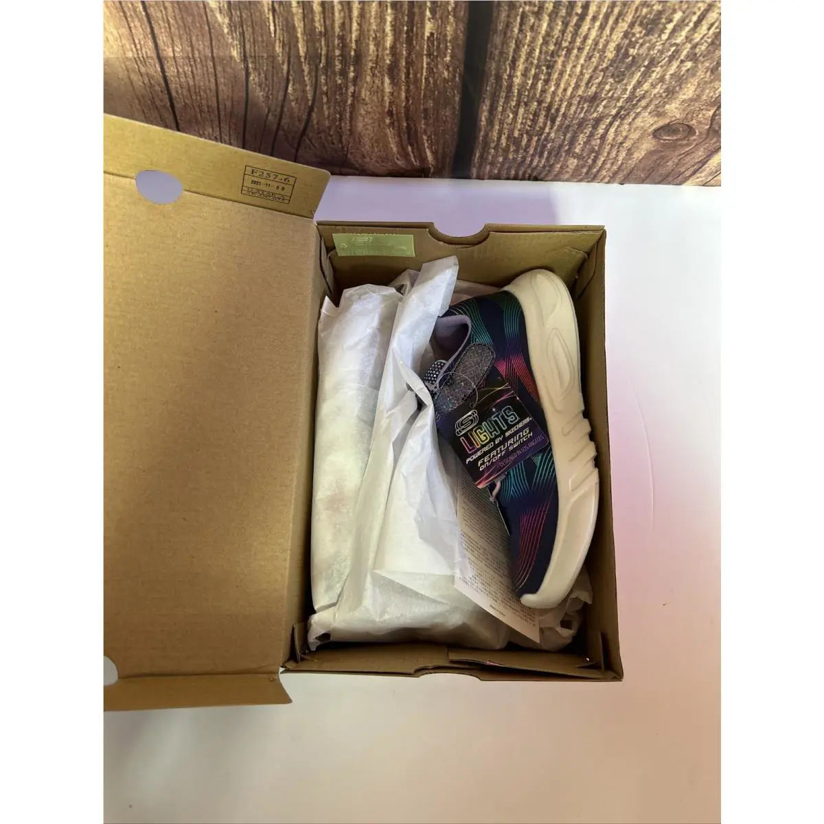 Skechers shoes - S Lights Glow-brites - Lights - 302306lnvmt - Purple 2