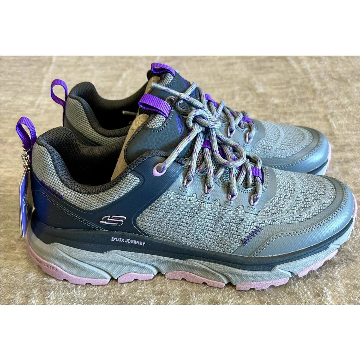 Skechers shoes - Skechers D`Lux Journey - Journey - Light & Dark Gray- with Purple & Pink (UPC: 197627108315) 15