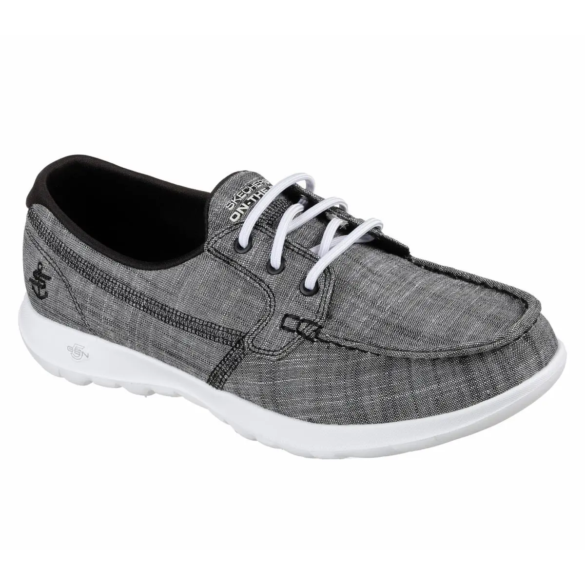 Skechers shoes - SKECHERS GO WALK LITE - WALK LITE - Black, White, Grey 0