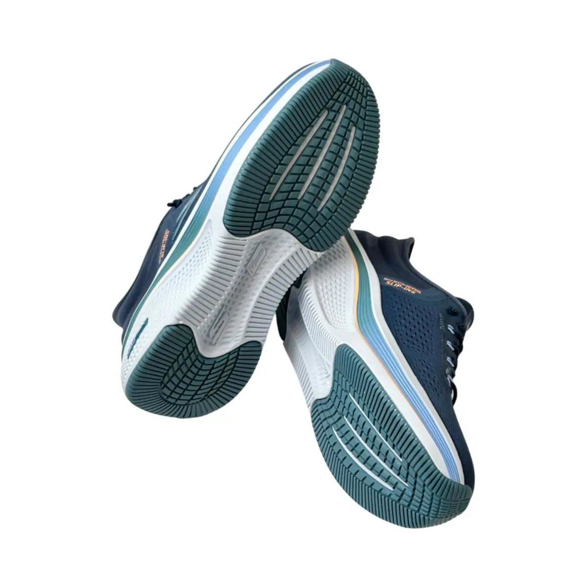 Skechers shoes - 129006NVTL - 129006/NVTL - Navy/Teal (UPC: 197976552906) 3